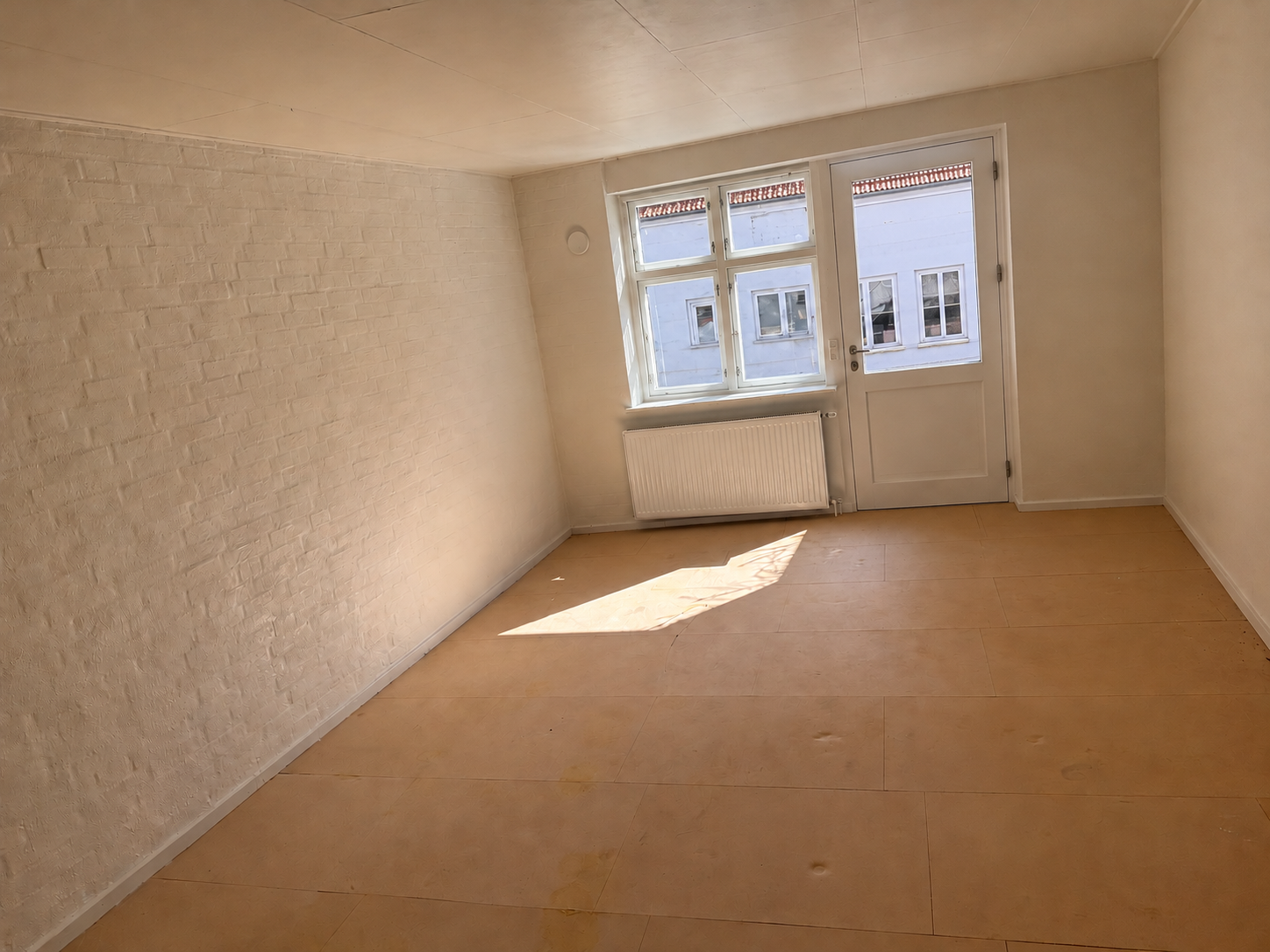 Lejlighed mod baggård - stue